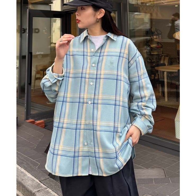 【CIAOPANIC TYPY】バスケット編みメッシュチェックシャツ | PAL GROUP OUTLET | 詳細画像33 