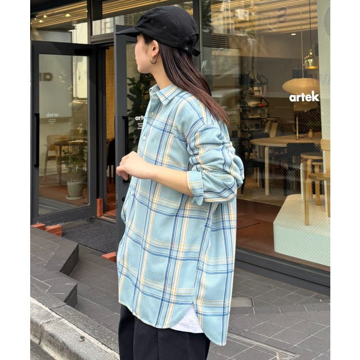 【CIAOPANIC TYPY】バスケット編みメッシュチェックシャツ | PAL GROUP OUTLET | 詳細画像34 