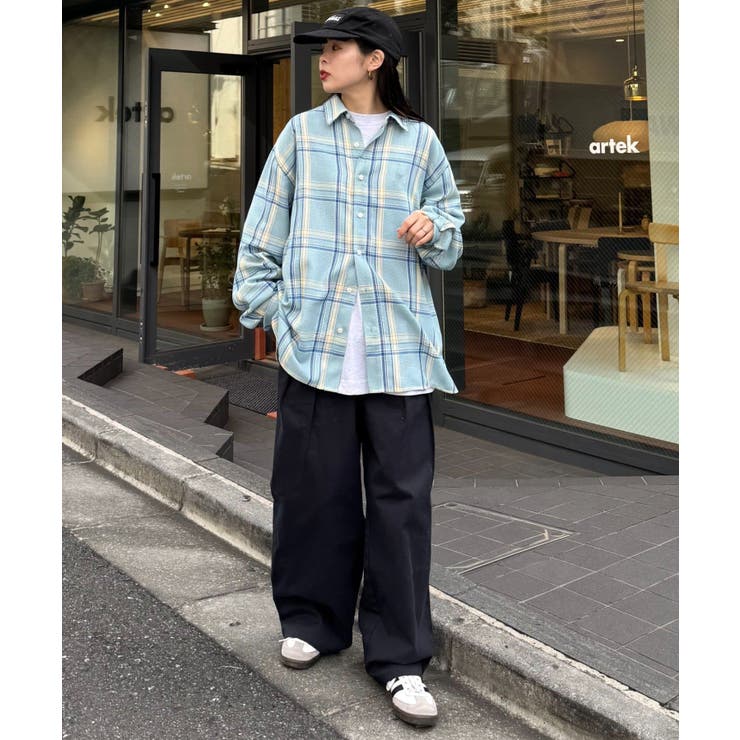 【CIAOPANIC TYPY】バスケット編みメッシュチェックシャツ | PAL GROUP OUTLET | 詳細画像37 