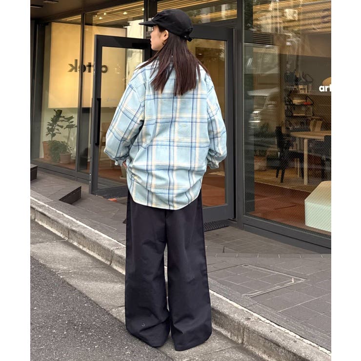 【CIAOPANIC TYPY】バスケット編みメッシュチェックシャツ | PAL GROUP OUTLET | 詳細画像39 