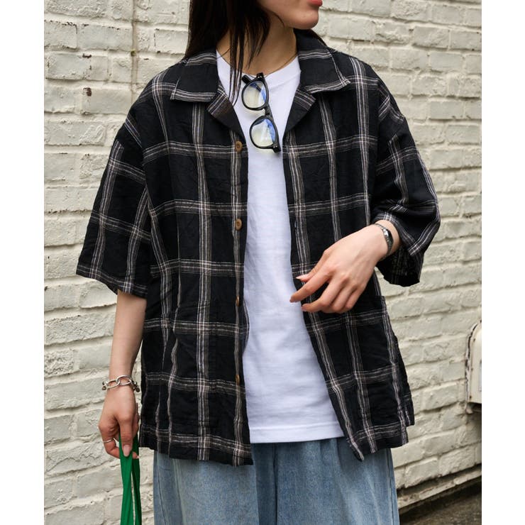 【CIAOPANIC TYPY】コットンリネンカバーオールシャツ | PAL GROUP OUTLET | 詳細画像14 