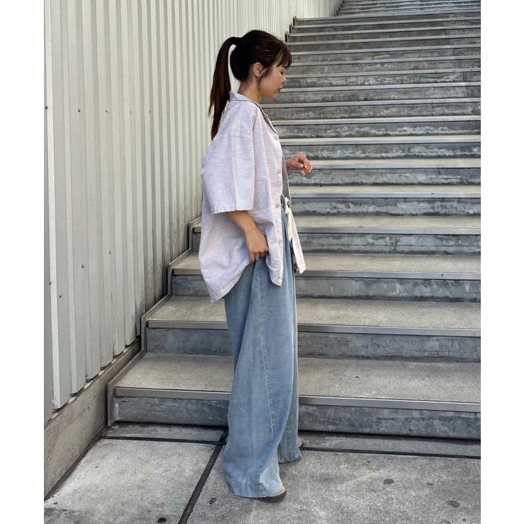 【CIAOPANIC TYPY】コットンリネンカバーオールシャツ | PAL GROUP OUTLET | 詳細画像24 