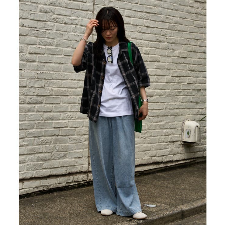 【CIAOPANIC TYPY】コットンリネンカバーオールシャツ | PAL GROUP OUTLET | 詳細画像4 