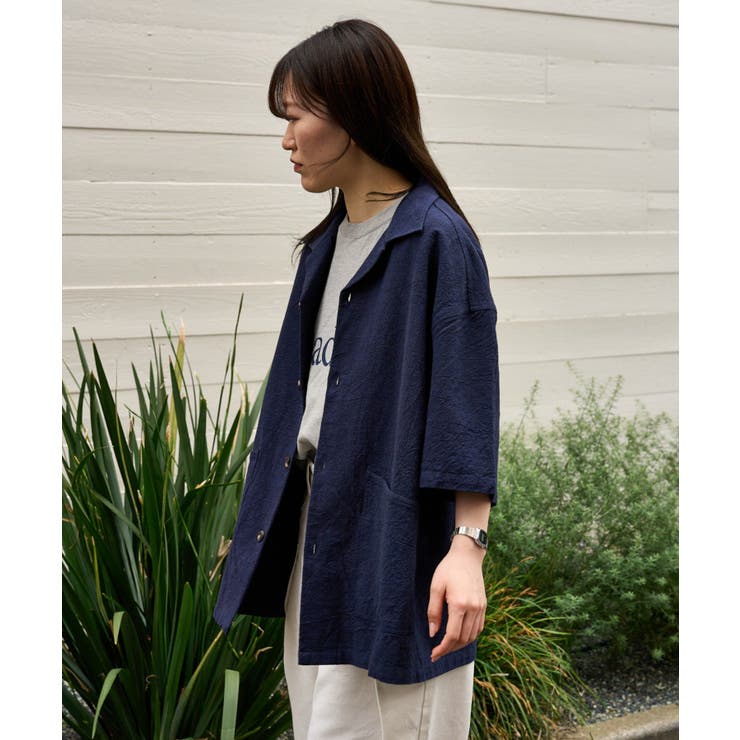 【CIAOPANIC TYPY】コットンリネンカバーオールシャツ | PAL GROUP OUTLET | 詳細画像43 