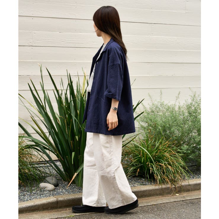 【CIAOPANIC TYPY】コットンリネンカバーオールシャツ | PAL GROUP OUTLET | 詳細画像48 