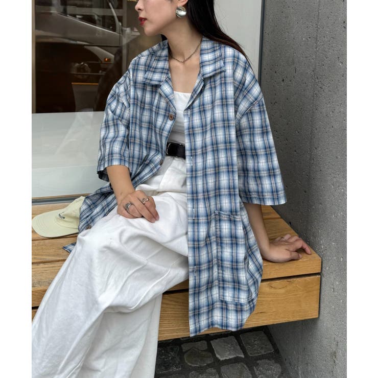 【CIAOPANIC TYPY】コットンリネンカバーオールシャツ | PAL GROUP OUTLET | 詳細画像49 