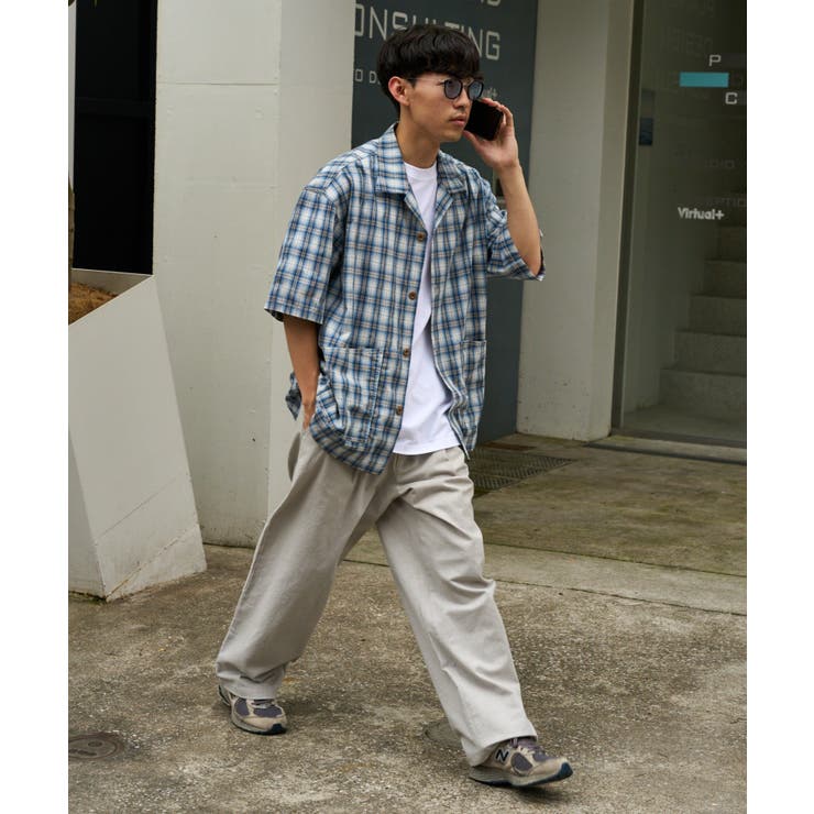 【CIAOPANIC TYPY】コットンリネンカバーオールシャツ | PAL GROUP OUTLET | 詳細画像8 