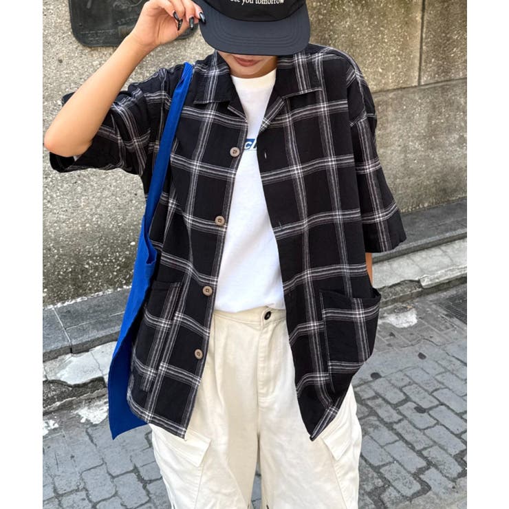 【CIAOPANIC TYPY】コットンリネンカバーオールシャツ | PAL GROUP OUTLET | 詳細画像9 