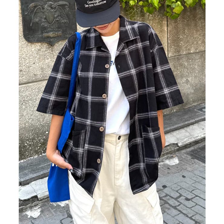 【CIAOPANIC TYPY】コットンリネンカバーオールシャツ | PAL GROUP OUTLET | 詳細画像1 