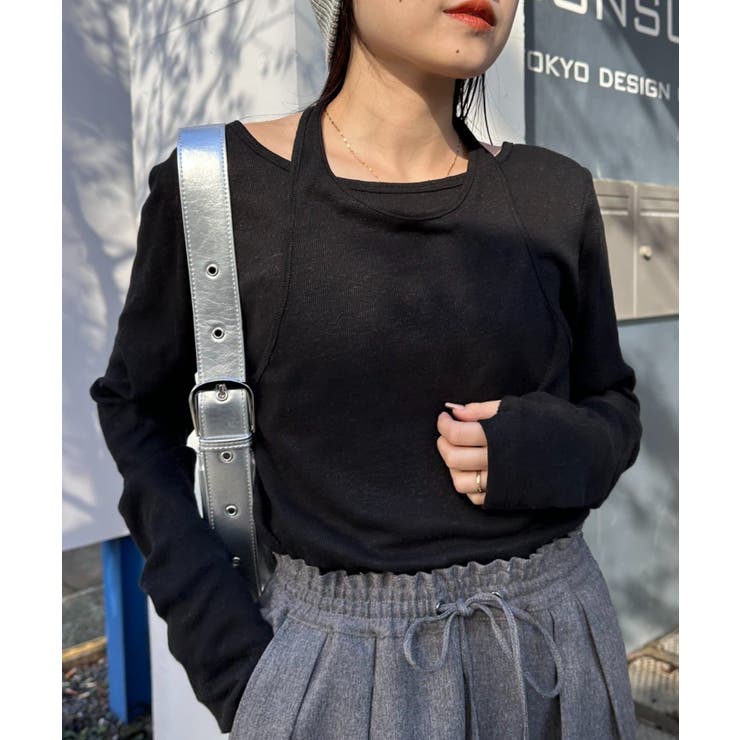 【CIAOPANIC TYPY】よちえ韓国ホルターネックシアーTEE | PAL GROUP OUTLET | 詳細画像11 