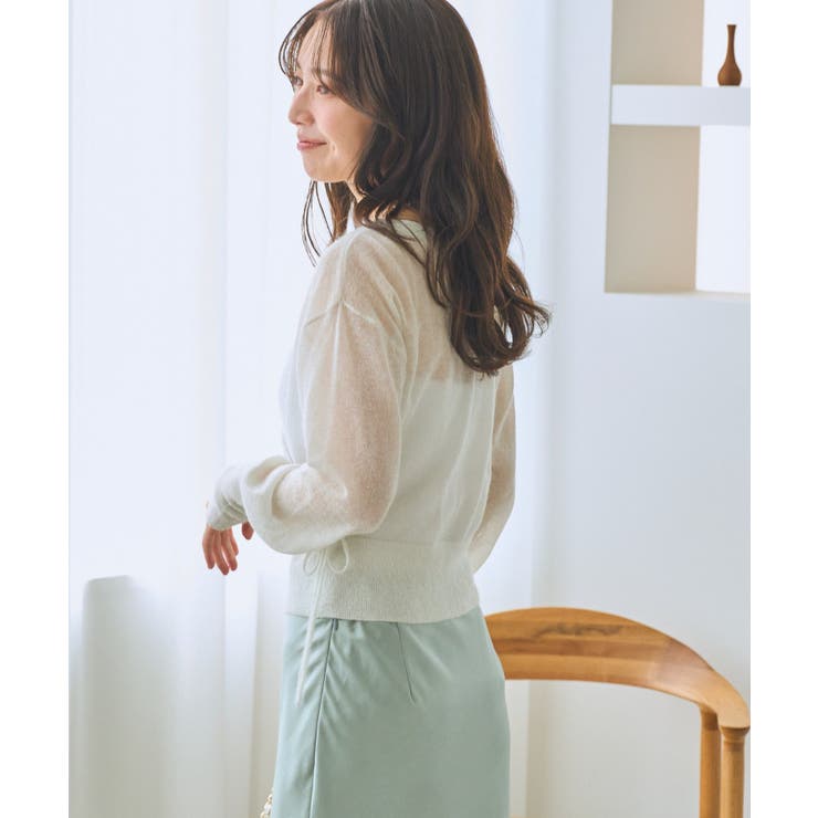 【La boutique BonBon】ラメモヘアカシュクール前後２WAYKN | PAL GROUP OUTLET | 詳細画像2 