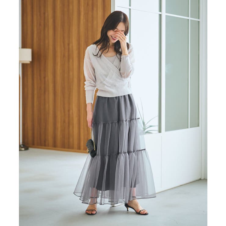 【La boutique BonBon】ラメモヘアカシュクール前後２WAYKN | PAL GROUP OUTLET | 詳細画像29 