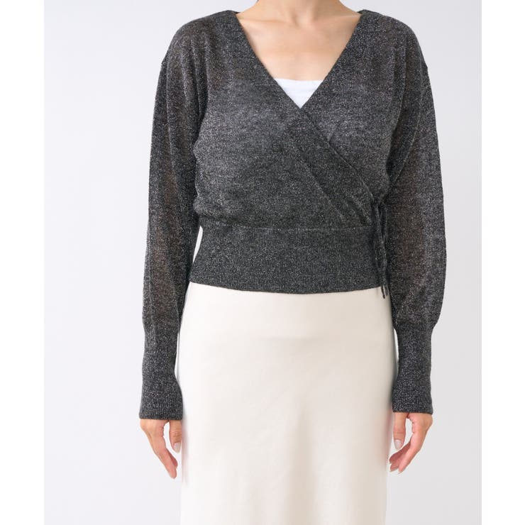 【La boutique BonBon】ラメモヘアカシュクール前後２WAYKN | PAL GROUP OUTLET | 詳細画像43 