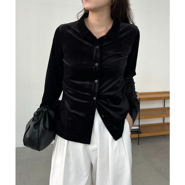 CAPRICIEUX LEMAGE ベロアシャツ CAPRICIEUX LE'MAGE】ベロアシャツ[品番：PALW0007307]｜PAL GROUP