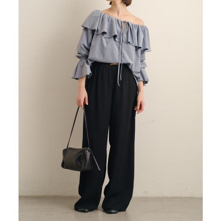 【Omekashi】ラッフルブラウス | PAL GROUP OUTLET | 詳細画像28 