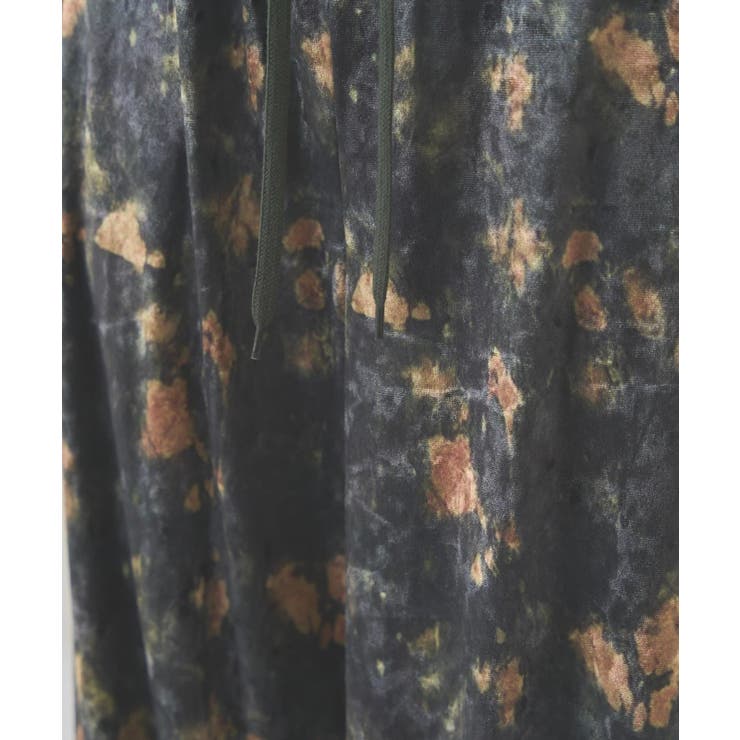 【WHO'S WHO gallery】花柄ベロアイージーパンツ | PAL GROUP OUTLET | 詳細画像13 