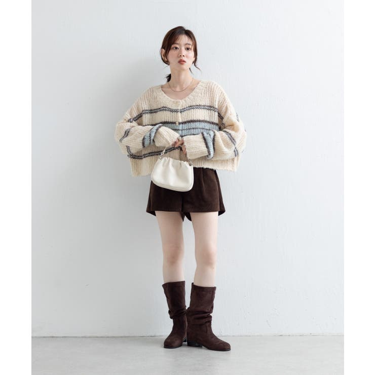 【Kastane】ボーダーモヘアライクニット | PAL GROUP OUTLET | 詳細画像13 