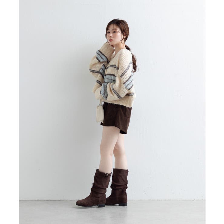 【Kastane】ボーダーモヘアライクニット | PAL GROUP OUTLET | 詳細画像14 