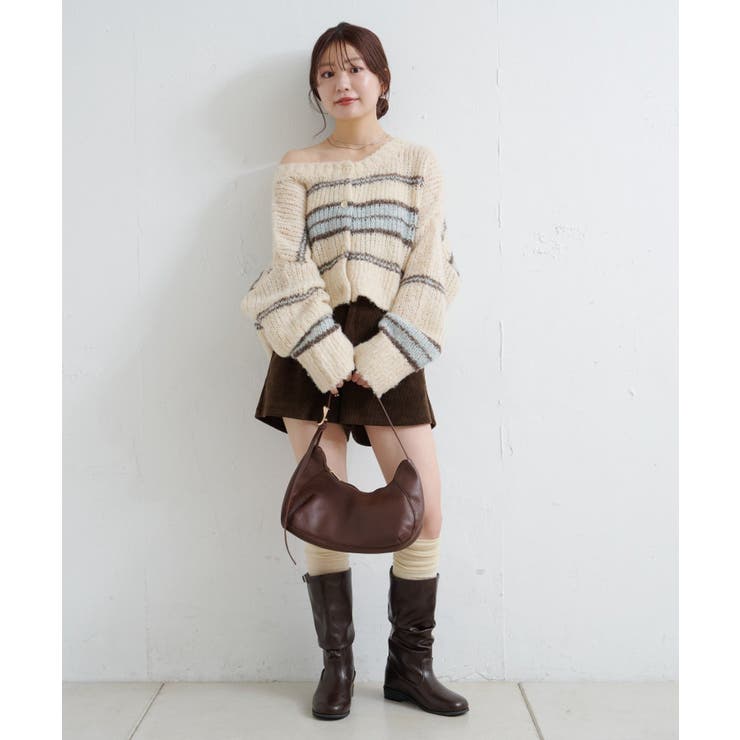 【Kastane】ボーダーモヘアライクニット | PAL GROUP OUTLET | 詳細画像5 