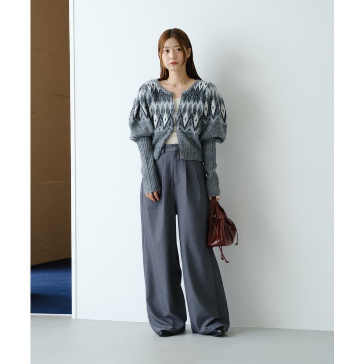 【Kastane】ノルディックZIPカーディガン | PAL GROUP OUTLET | 詳細画像13 