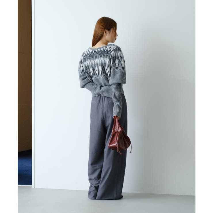 【Kastane】ノルディックZIPカーディガン | PAL GROUP OUTLET | 詳細画像15 