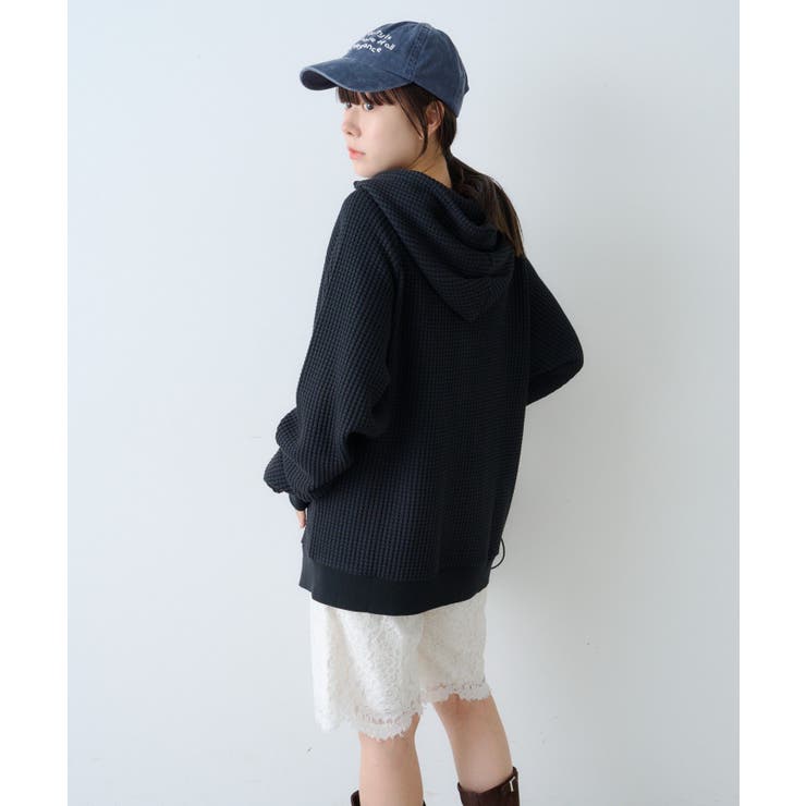 【Kastane】WAFFLE ZIP HOODIE | PAL GROUP OUTLET | 詳細画像12 