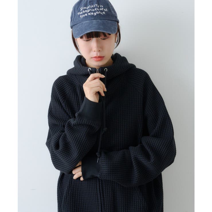 【Kastane】WAFFLE ZIP HOODIE | PAL GROUP OUTLET | 詳細画像2 