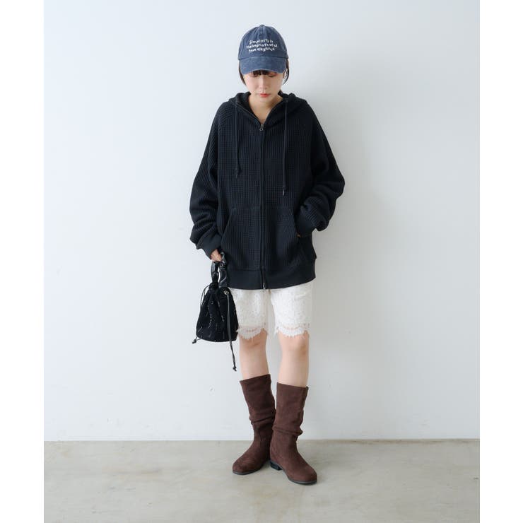 【Kastane】WAFFLE ZIP HOODIE | PAL GROUP OUTLET | 詳細画像7 