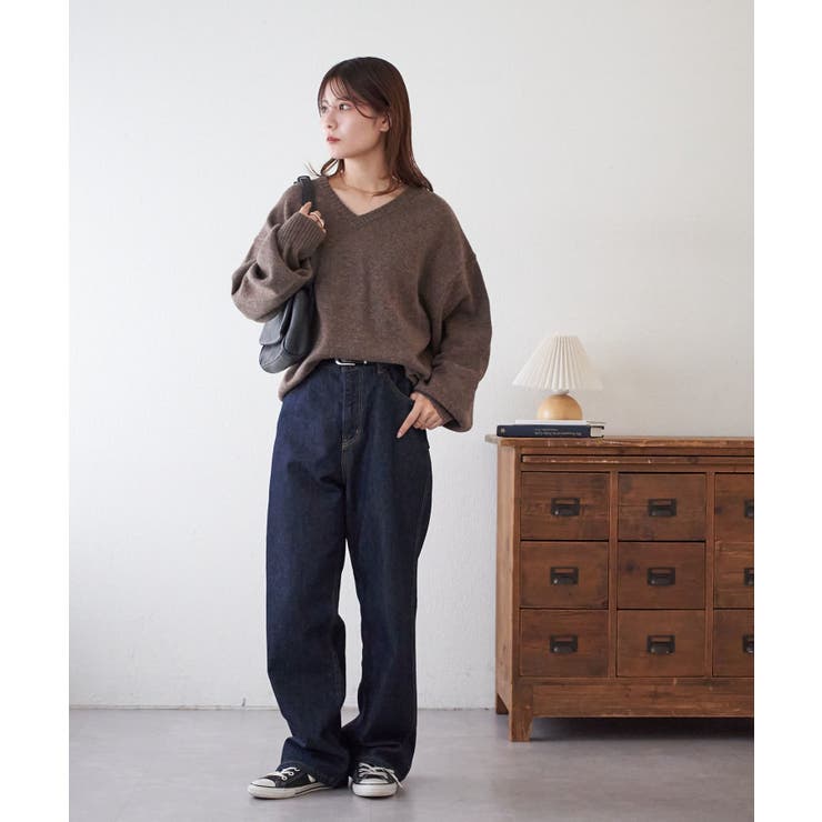 【Discoat】メリノウールVネックニット | PAL GROUP OUTLET | 詳細画像6 