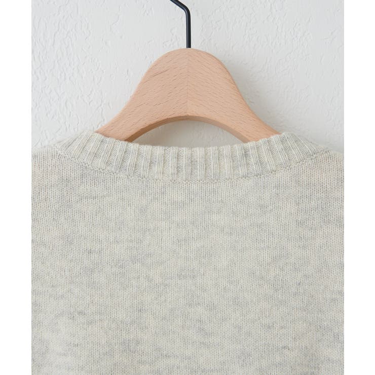 【Discoat】メリノウールVネックニット | PAL GROUP OUTLET | 詳細画像24 