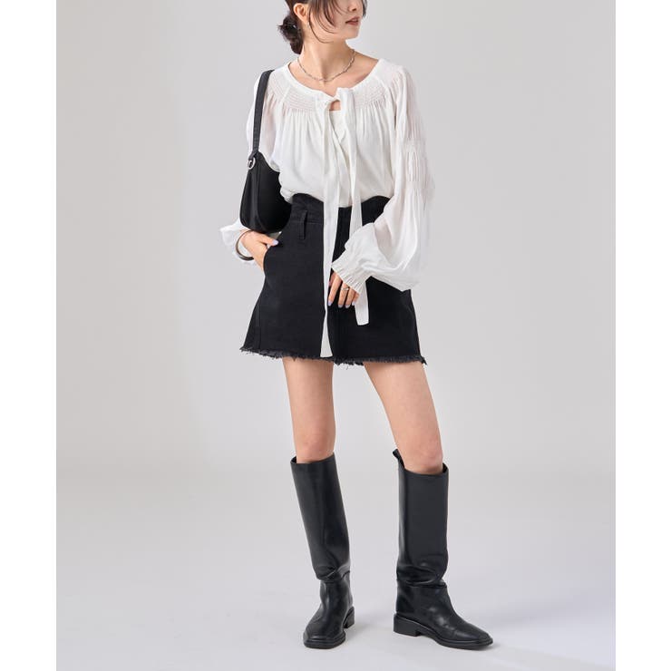 【mystic】ウェーブデニム ミニスカート | PAL GROUP OUTLET | 詳細画像11 