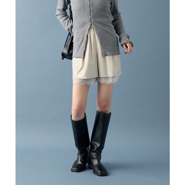 【mystic】レースレイヤードパンツ | PAL GROUP OUTLET | 詳細画像6 