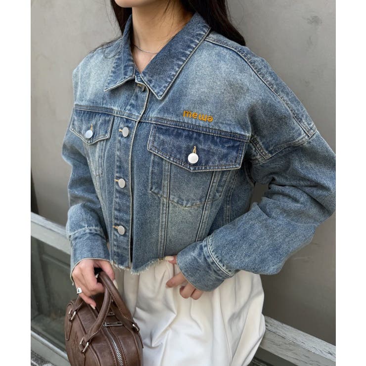 【mystic】[mline]ロゴショート デニムジャケット | PAL GROUP OUTLET | 詳細画像4 