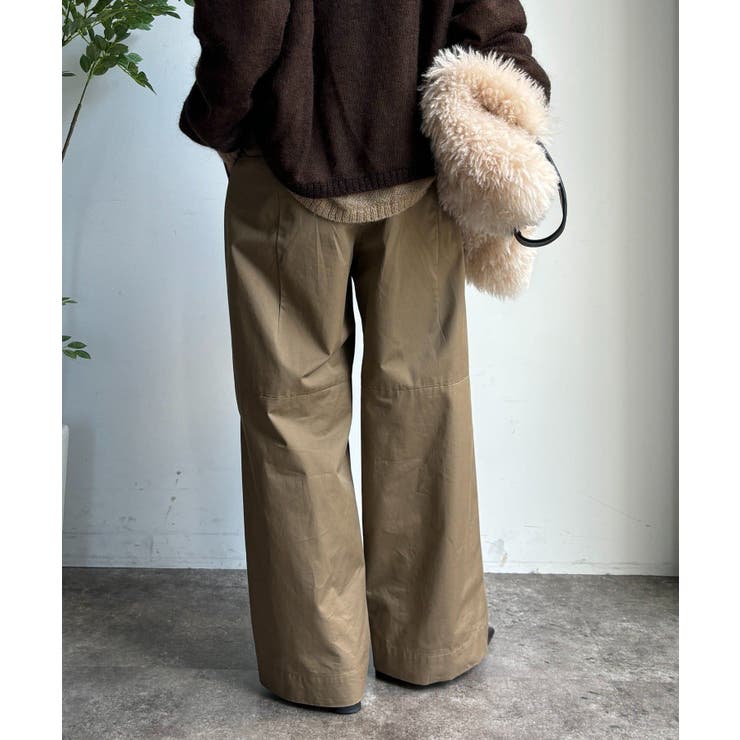 【DouDou】ツイルワイドカーブパンツ | PAL GROUP OUTLET | 詳細画像8 
