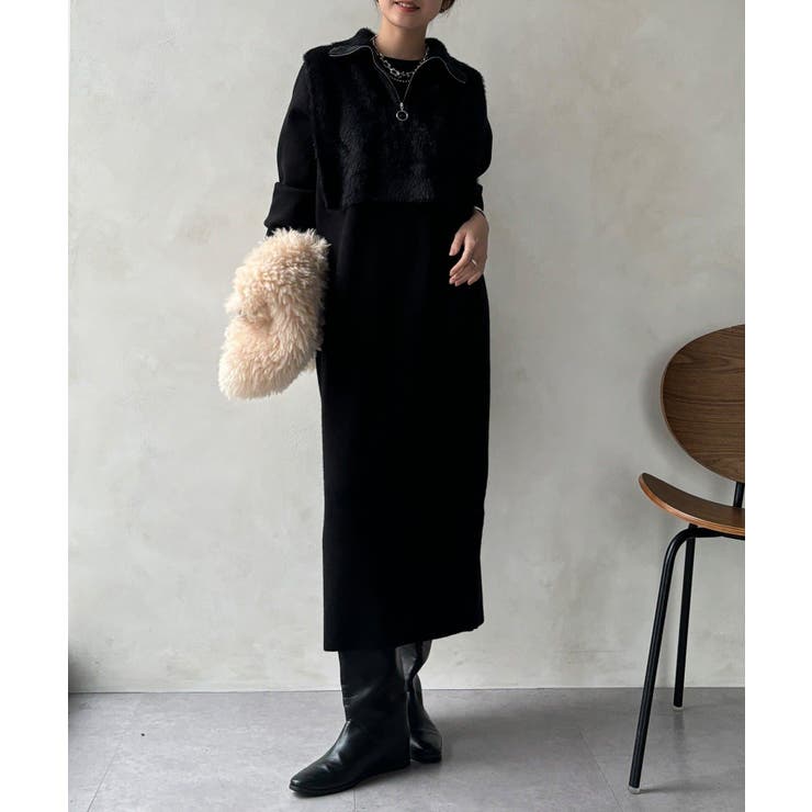 【DouDou】W ニットアンサンブルワンピース | PAL GROUP OUTLET | 詳細画像43 