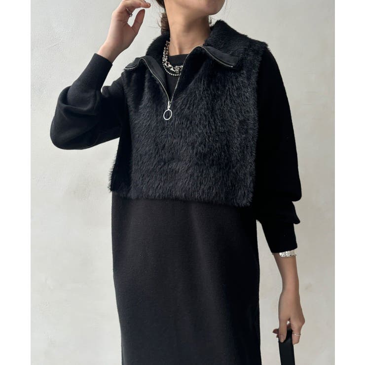 【DouDou】W ニットアンサンブルワンピース | PAL GROUP OUTLET | 詳細画像45 