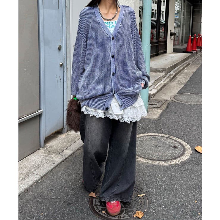 【Ciaopanic】ストーンウォッシュニットカーディガン | PAL GROUP OUTLET | 詳細画像6 