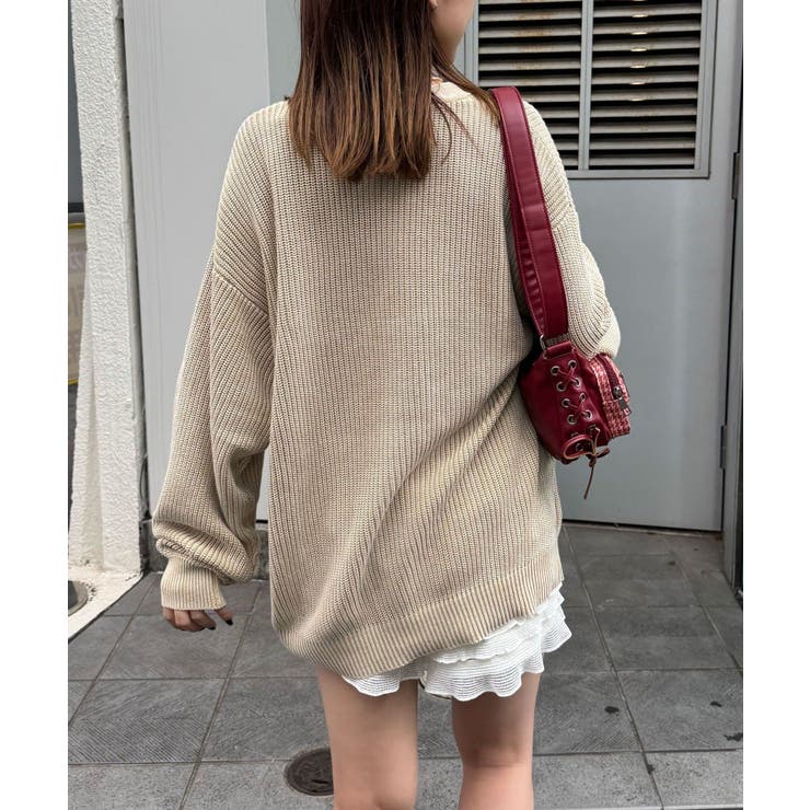 【Ciaopanic】ストーンウォッシュニットカーディガン | PAL GROUP OUTLET | 詳細画像12 