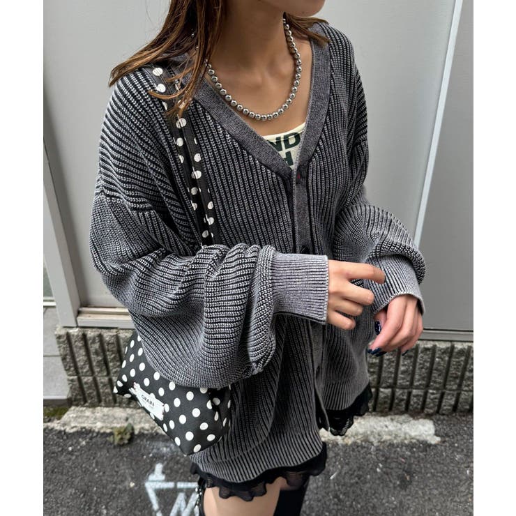 【Ciaopanic】ストーンウォッシュニットカーディガン | PAL GROUP OUTLET | 詳細画像22 