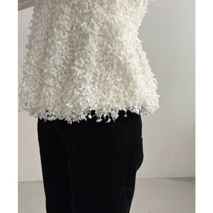 【CAPRICIEUX LE'MAGE】ブークレフリンジトップス | PAL GROUP OUTLET | 詳細画像29 