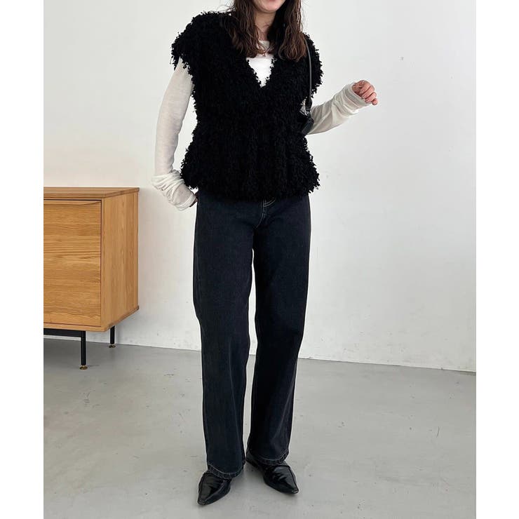 【CAPRICIEUX LE'MAGE】ブークレフリンジトップス | PAL GROUP OUTLET | 詳細画像17 