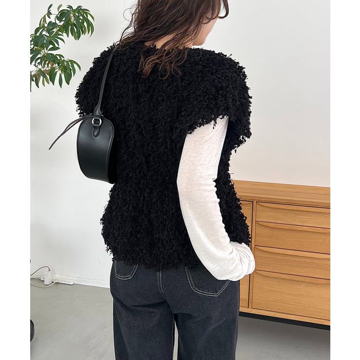 【CAPRICIEUX LE'MAGE】ブークレフリンジトップス | PAL GROUP OUTLET | 詳細画像18 