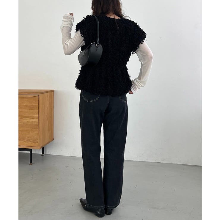 【CAPRICIEUX LE'MAGE】ブークレフリンジトップス | PAL GROUP OUTLET | 詳細画像21 