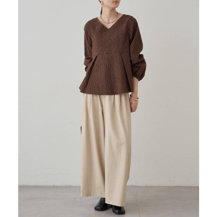 【Loungedress】ジャガードペプラムBL | PAL GROUP OUTLET | 詳細画像1 