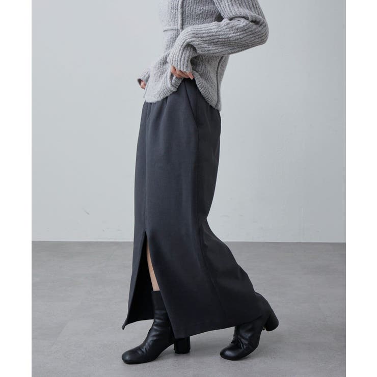 GY | 【Lui's】スリットファスナータイトロングSK | PAL GROUP OUTLET