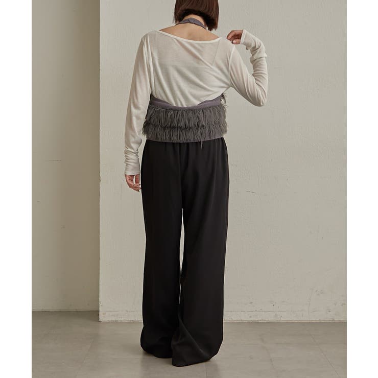 【Omekashi】フリンジホルタービスチェ | PAL GROUP OUTLET | 詳細画像32 