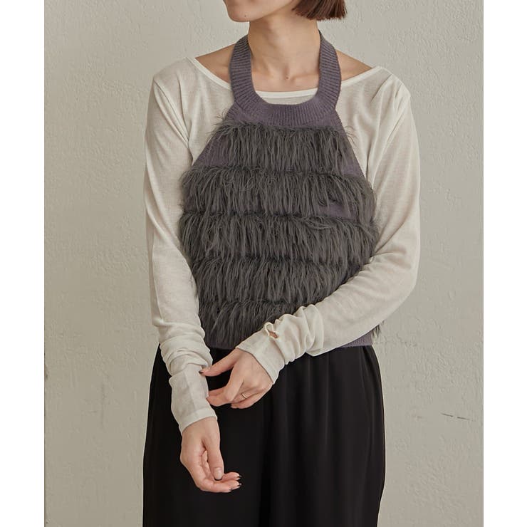 【Omekashi】フリンジホルタービスチェ | PAL GROUP OUTLET | 詳細画像22 