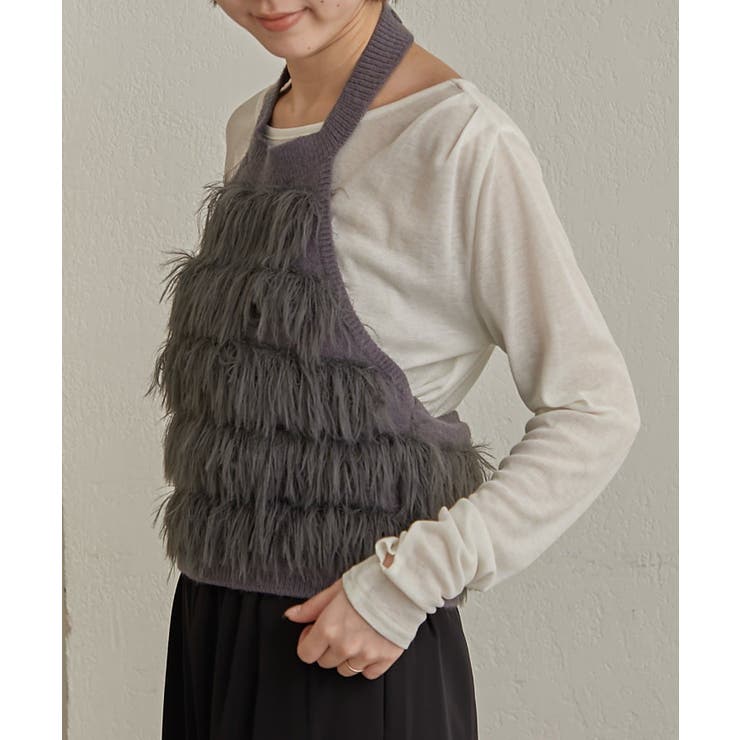 【Omekashi】フリンジホルタービスチェ | PAL GROUP OUTLET | 詳細画像25 