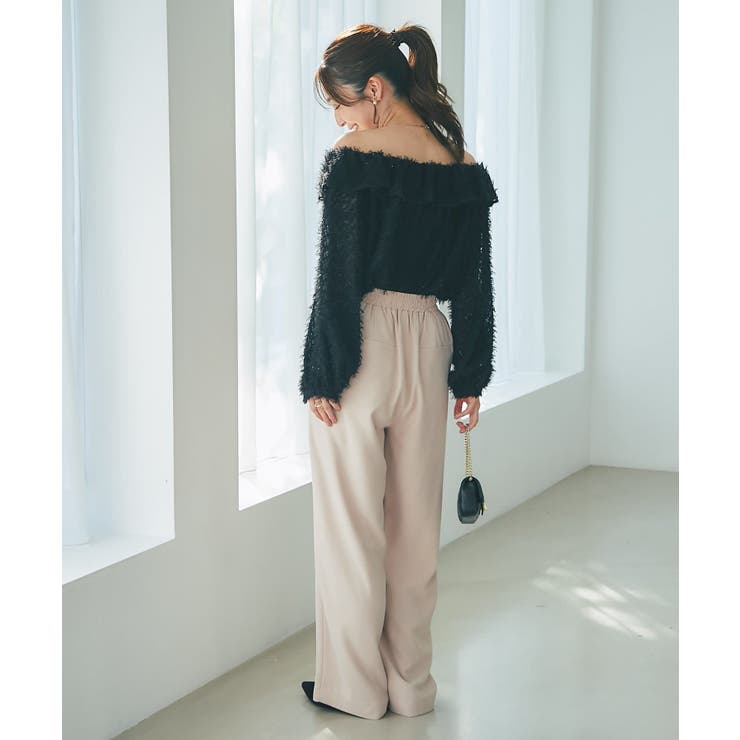 ラメフェザージャガードフリルカラーBL | PAL GROUP OUTLET | 詳細画像11 