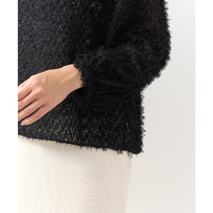 ラメフェザージャガードフリルカラーBL | PAL GROUP OUTLET | 詳細画像17 